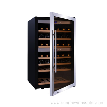 Single bottle wine cooler wine rack storage refrigerator